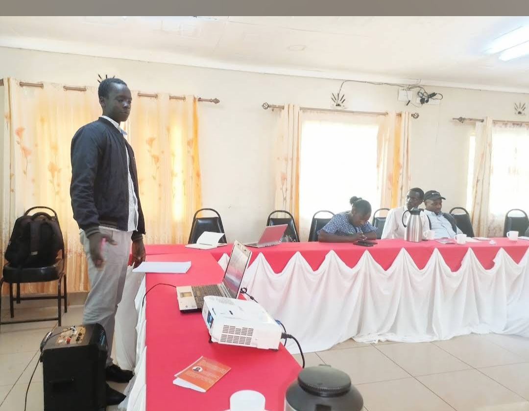 A trainer leading a session in a Highlands Training Centre hall